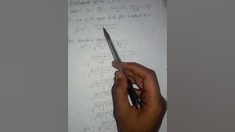 Find the standard deviation of the first n natural numbers