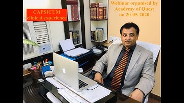 Capsicum, webinar lecture by Prof. (Dr) Rashid Akhtar.