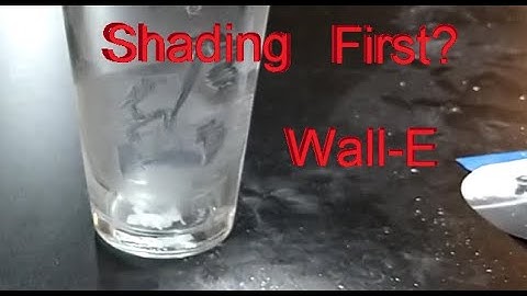 Glass Engraving: Wall-E (Shading First Method) - Rotary Tool
