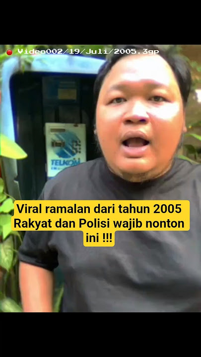 viral ramalan dari tahun 2005 untuk polisi #viral #ramalan #2005