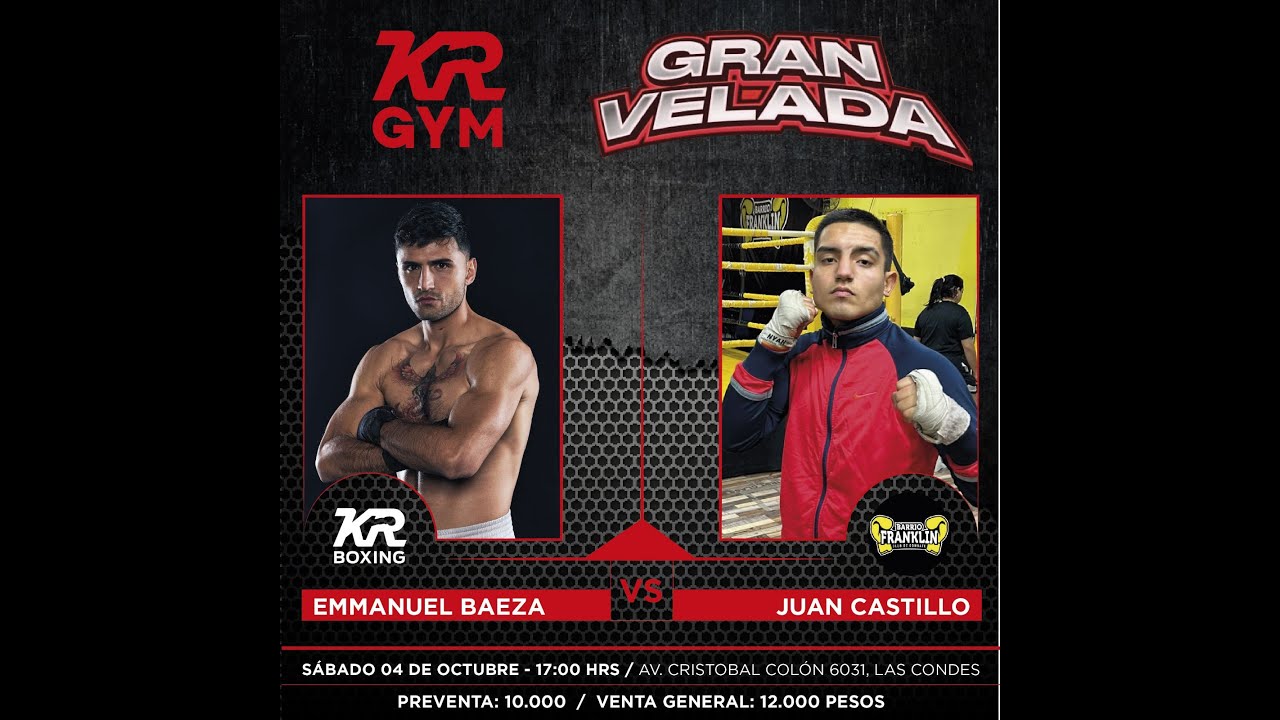 Emmanuel Baeza vs Juan Castillo - KR Boxing IV 04/10/2025