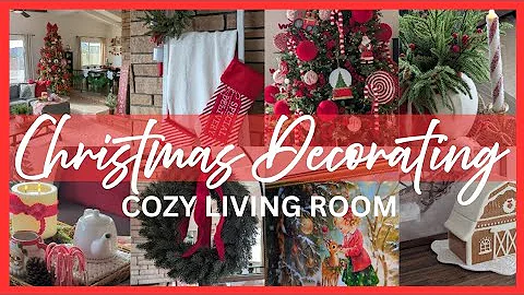 🌲New! 2025 Cozy Christmas Living Room Decorate With Me |  Christmas Decorating Ideas & Inspiration 