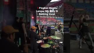 PINGKAN MAMBO LEMPAR MIC NELY BACKING VOCAL ! #Videoreal