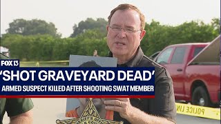 Grady Judd Press Conference: Deputy kills suspect who shot SWAT member