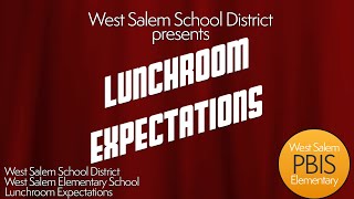 PBIS - Lunchroom Expectations