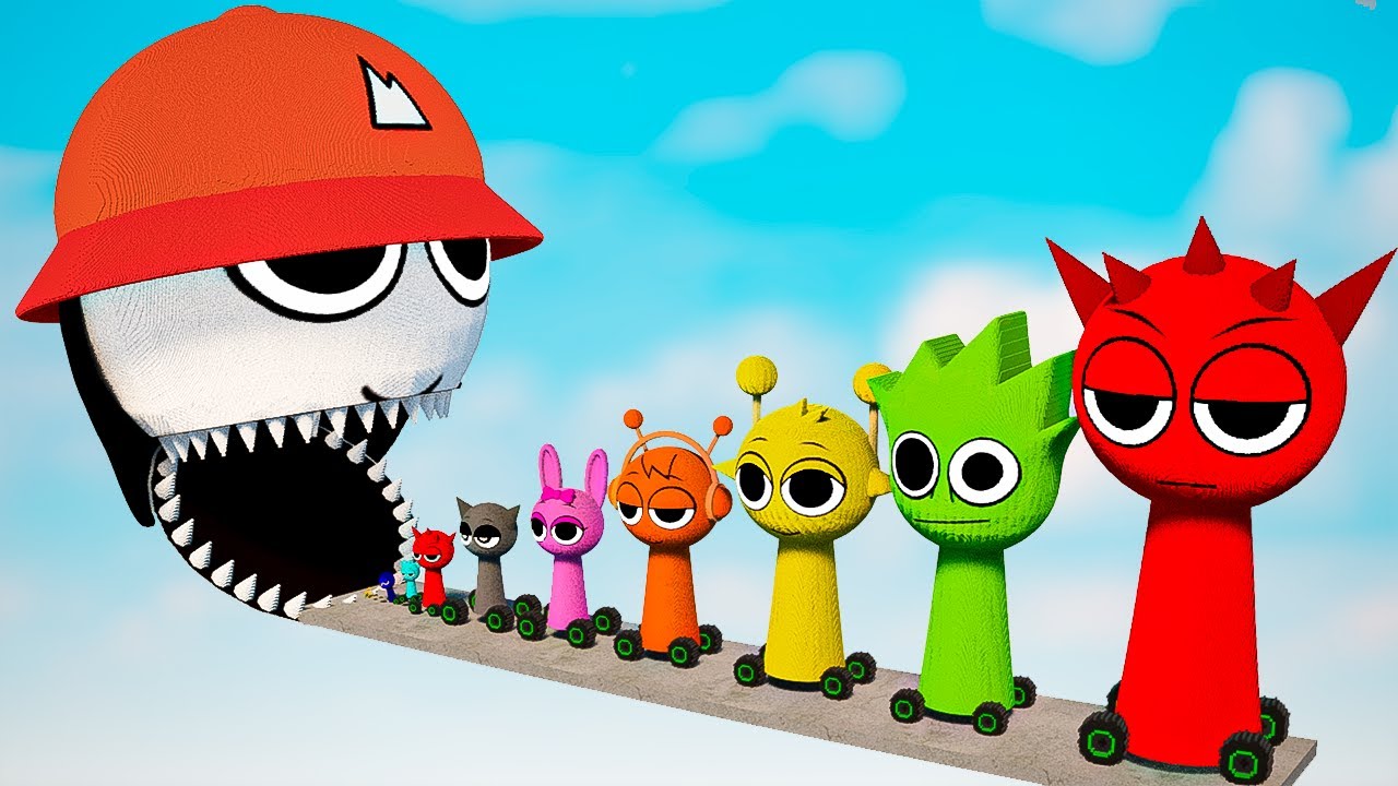 Big & Small INCREDIBOX Sprunki CARS Vs Giant El Cool P | TEARDOWN