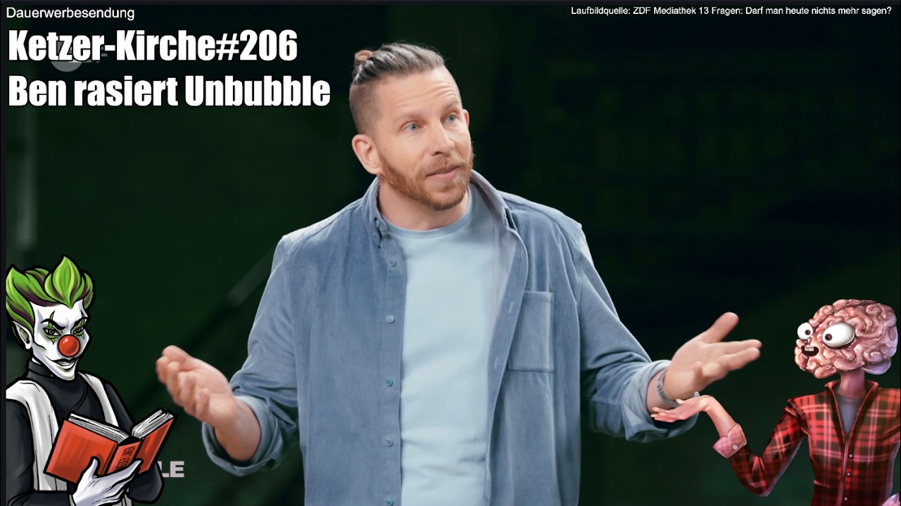 Ketzer-Kirche#206 Ben rasiert Unbubble mit @hirnstatthetze