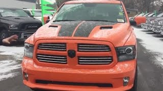 2017 Ram 1500 Sport | Ignition Orange | Taber, AB