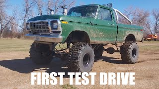 Frank Has Tires Now. First Ride Along (Mud Truck Part 11)