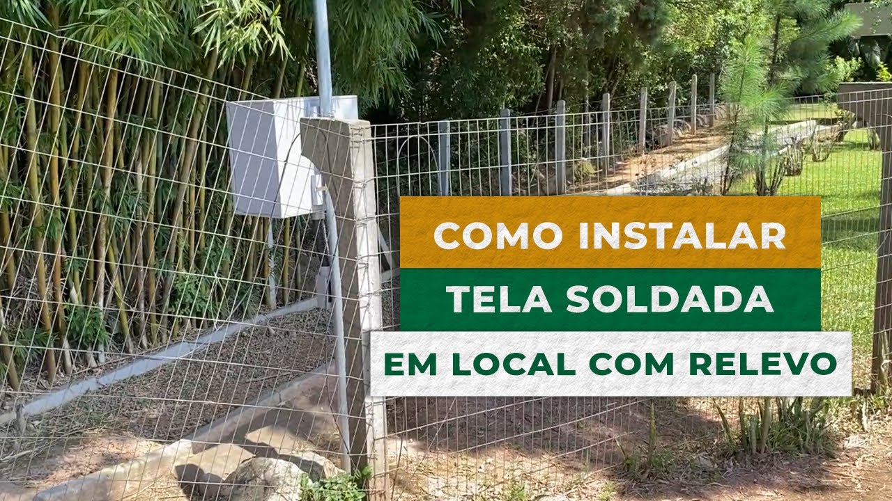Como fazer a instalação correta da tela soldada em cercas - Telas Guará