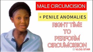 MALE CIRCUMCISION / RIGHT TIMING/WHEN AND WHEN NOT TO PERFORM IT + PENILE ANOMALIES