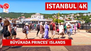 Büyükada Princes' Islands Istanbul 2023 Adalar Walking Tour|4k 60fps
