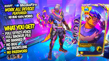 NEW Script Skin Brody Neo Beast No Password - Full Effect & Sound With Logo - Latest Patch