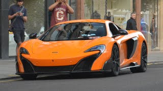 McLaren 675LT in London: Startup, revs & driving