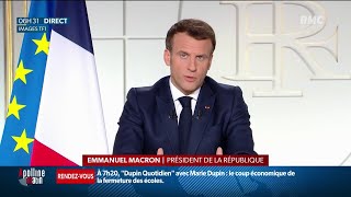 Emmanuel Macron annonce la généralisation des mesures de freinage de l’épidémie