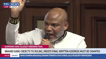 Moment Justice Omotosho Orders Nnamdi Kanu To Be Taken Out Of Court