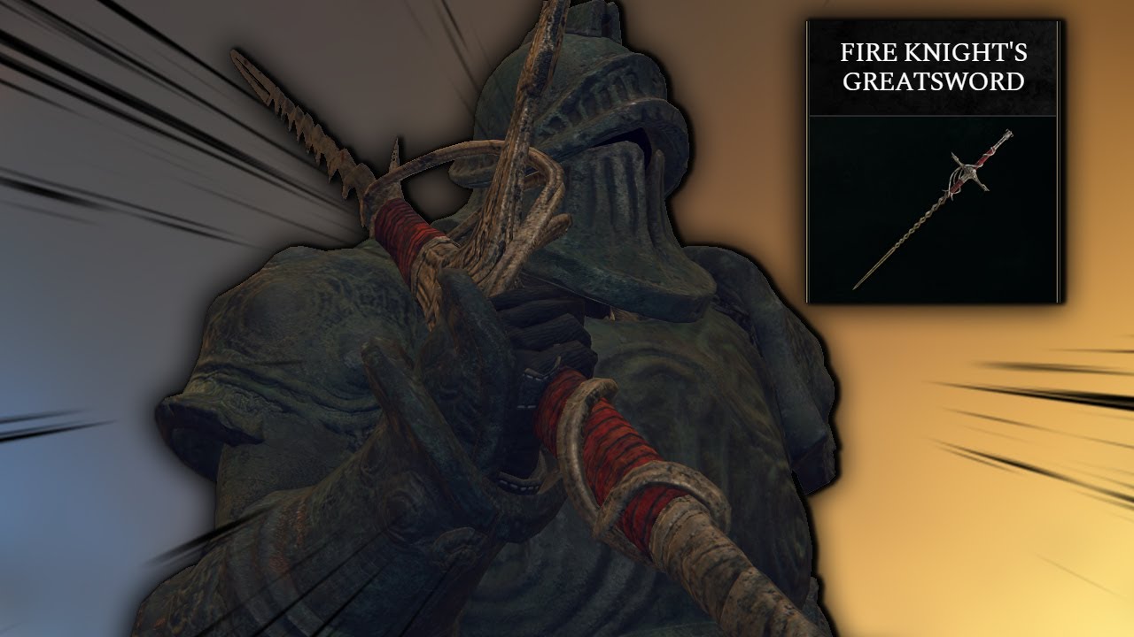 Even after the nerf Fire Knight's Greatsword is still AMZAING | Elden Ring