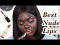 Best Nude Lipsticks Drugstore &amp; High-end for Dark Skin || Nyma Tang