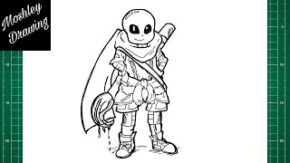 How to Draw Ink Sans from Undertale