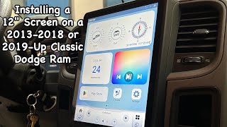 Installing a 12' TStyle Radio on a 1318 Dodge Ram.