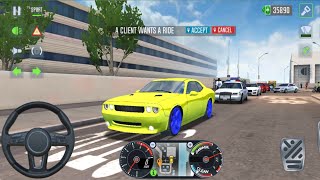 Taxi Sim 2022 Evolution Manual Gear - Driving a MUSTANG GT 🐎 MODIFIED From UK - Android iOS Gameplay screenshot 5