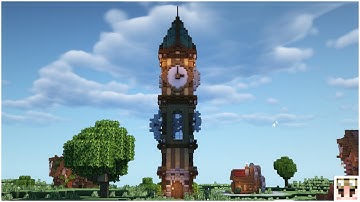 Steampunk Clocktower - Minecraft building timelapse
