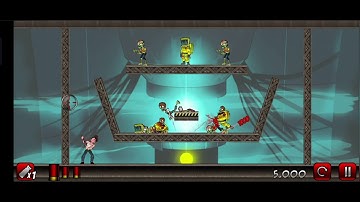 Stupid Zombies:2🧟 | STAGE:1 | LEVEL/DAY -23 | Completing just in one SHOT | THUNDERR GAMANIA |