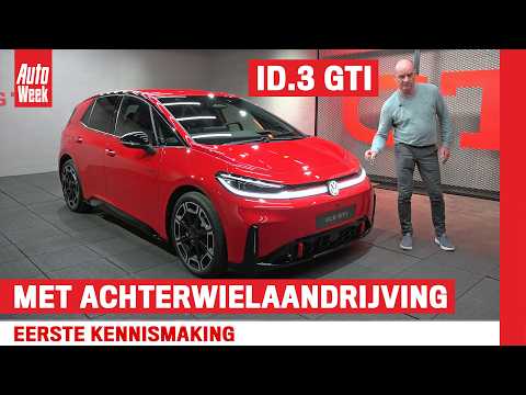 The Volkswagen ID3 GTI is a refreshed GTX: 'The first rear-wheel drive GTI from VW'