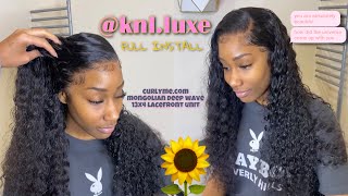 PRETTY MONGOLIAN DEEPWAVE INSTALL @knl.luxe ✨ HAIR FROM CURLYME.COM 💕