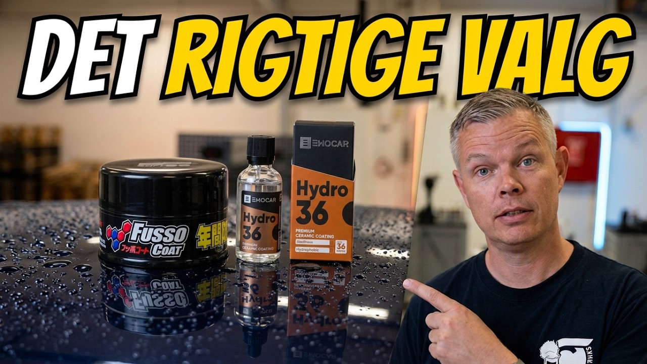 Voks eller keramisk coating – hvad skal du vælge?