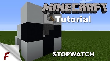 Minecraft Stopwatch Countdown Timer 1.11 & 1.12 with Schematica File
