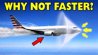 Why Airplanes Can't Fly Past 600 MPH?