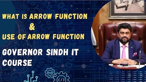 Typescript Arrow Function important Topic |Governor Sindh IT COURSE