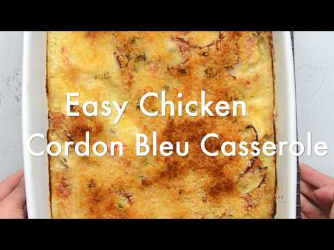 Chicken Cordon Bleu Casserole Recipe