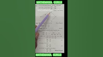 In Fig. 6.18, if LM || CB and LN || CD, prove that AM/AB = AN/AD.