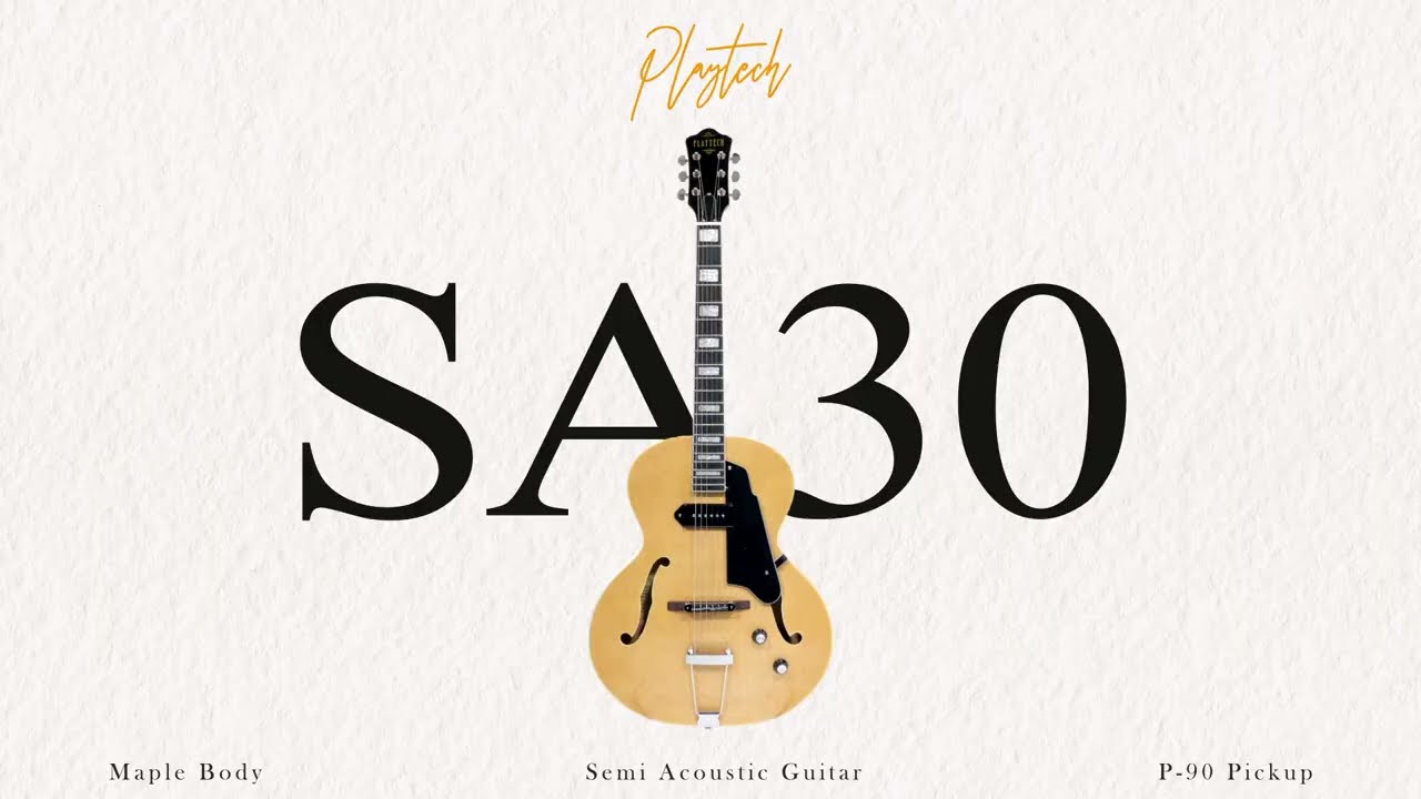 セミアコースティックギター SA30 / PLAYTECH