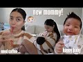 A DAY IN MY LIFE AS A NEW MOM!