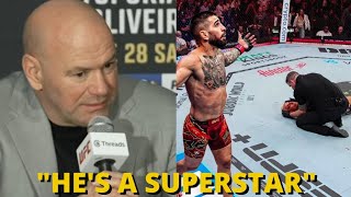 Download Lagu Dana White's live reaction to Ilia Topuria KO'ing Charles Oliveira at UFC 317 MP3 Download Lagu Dana White's live reaction to Ilia Topuria KO'ing Charles Oliveira at UFC 317 MP3