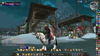 WOW Classic WOTLK Quel'dorei Steed Mount and Silver Covenant Hippogryph Mount