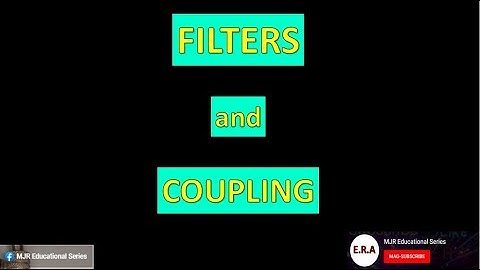 Filters and Coupling. Tagalog