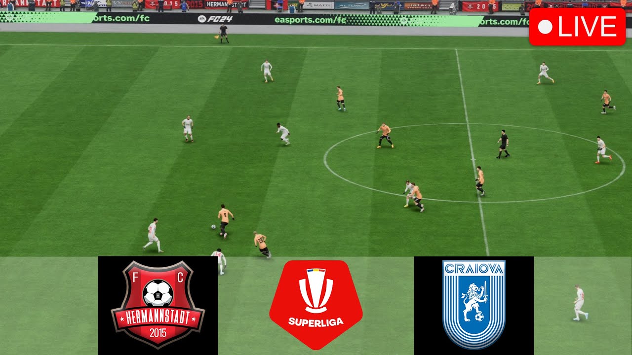 FIFA 23  Universitatea Craiova vs FC Hermannstadt - Superliga