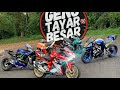 CBR 250 RR  test power dgn yamaha R25 Rudy