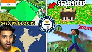 History of World Records in Indian Minecraft Community