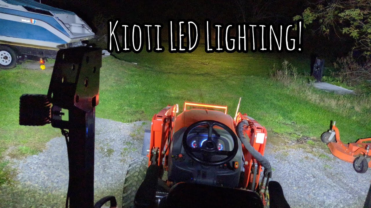 Kioti CK2610 Auxiliary Lighting. Get Those Late Night Projects Done!