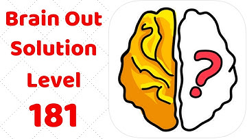 Brain Out Level 181  Walkthrough Solution