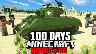 I Survived 100 Days in a TANK in a Zombie Apocalypse in Hardcore Minecraft