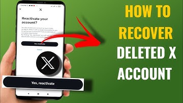 How To Recover Deleted X ( Twitter ) Account | English