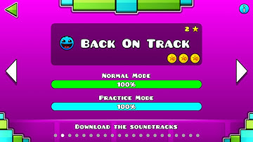 Geometry Dash - Back On Track - All Secret Coins!