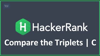 Compare the Triplets Hacker Rank solution in C programming | Hacker Rank