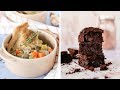 Healthy Comfort Food Recipes | Chocolate Brownies and Chicken Pot Pie